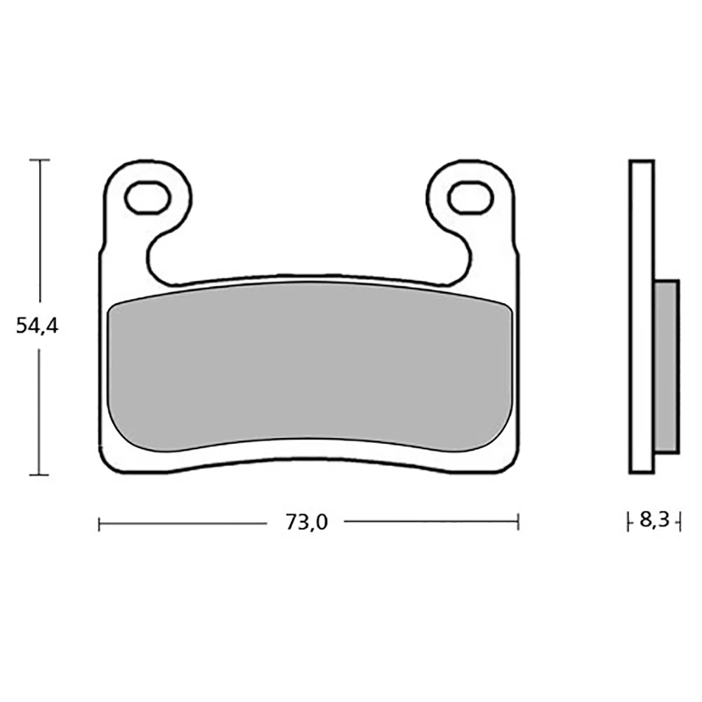 Brembo Z04 Bremsbelagsatz, Hayes Bremszange 5 Brembo Z04 Bremsbelagsatz, Hayes Bremszange – Bild 3